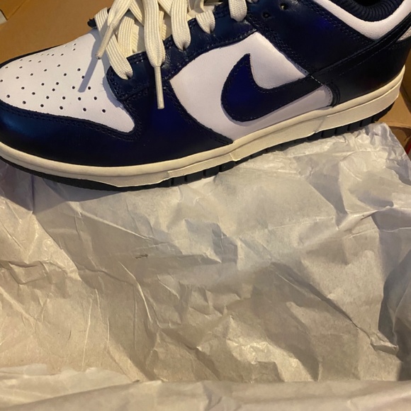 Women Nike Dunk Low Premium 'Vintage Navy' - Picture 4 of 8